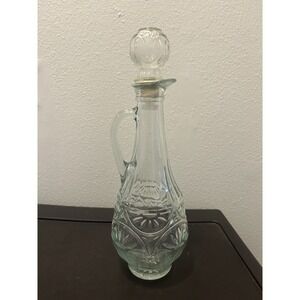 Mogen David Wine Decanter Glass 12‎ Inch With Stopper Lid